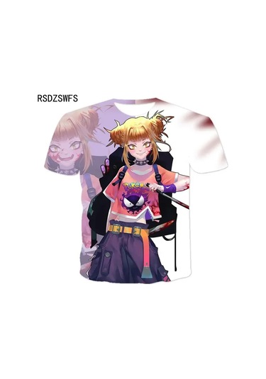 Snapbuy Benim Kahraman Akademi Boku Hiçbir Kahraman 3d Baskılı T-shirt - Erkek Kadın Çocuk Anime Streetwearfildişi Fildişi