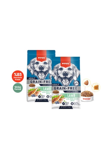 Wanpy Tahılsız Kuzu Etli Yetişkin Köpek Maması 1,5kg X 2 Adet
