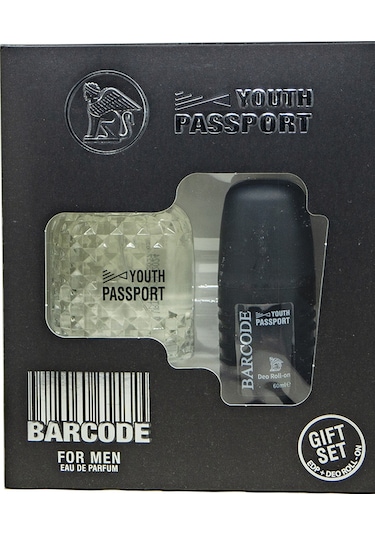 Youth Passport Barcode Erkek Parfüm EDP 100 ML + Roll-On Deodorant 60 ML