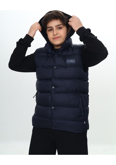 Toontoy Erkek Çocuk Göğsü Armalı Şişme Yelek Lacivert