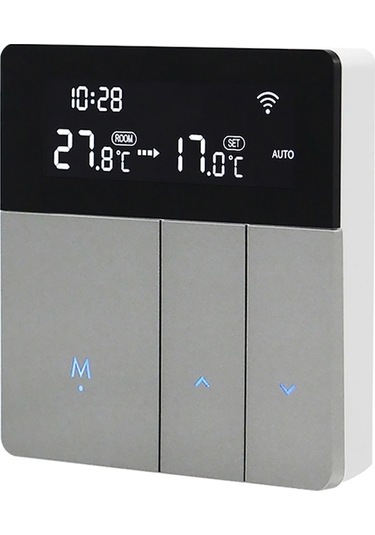 Ankatek Wifi Uzaktan Uyumlu Tuya Termostat: Springsun Parlaklık, Otomatik Modu, Kontrol, İ8hga Ev/yokluk Alexa/google Kw