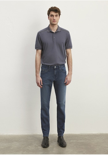 Mavi - Jake Lux Black Vintage Indıgo Mavi Jean Pantolon 0042286546 Koyu Mavi