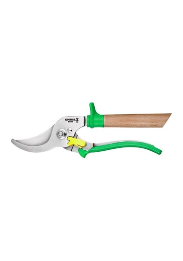 Opinel Kamp Kayın Saplı Budama Makası (Yeşil) Çok Renkli