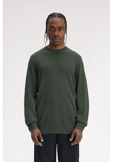 Fred Perry Erkek Triko K1309-x89 Yeşil