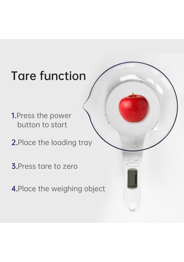 Kosona Küçük Ev Kullanıma Dijital Mutfak Terazi, Çıkarılabilir Kase, 3kg/1g Hassasiyet, Birim Dönüştürme, Kırmızı Pil Dahil Değil Çok Renkli