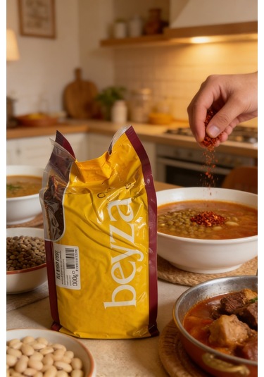 Beyza İpek Pul Biber 1000 Gr 1 Kg Doğal Acı Kırmızı Biber Baharatı