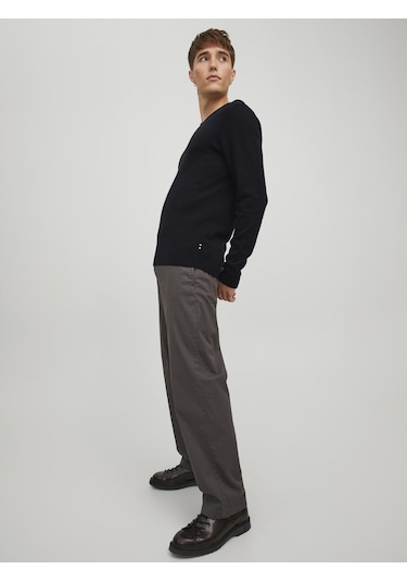 Erkek V Yaka Triko - Basic - 12137194 Black