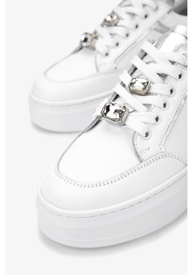 Valmenti Kadın Hakiki Deri Sneakers & Spor Ayakkabı 1116 450 Bn Ayk Y25 Byz Fltr/lm Grn/lm Ts Beyaz