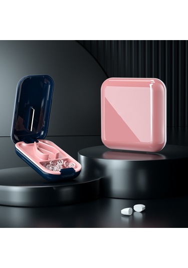 Sones Tp-009 Mini Hap Kesme Kutusu Saklama Kutusu Dağıtıcısı Arctic Black