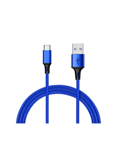 Suofeng Dayanıklı Nilon Örgülü Type-c Kablosu - Hızlı Şarj Ve Sabit Veri Transferi - Samsung Galaxy S9/s8/note 8, Lg V30/g6/g5, Oneplus 5/3t Uyumlu