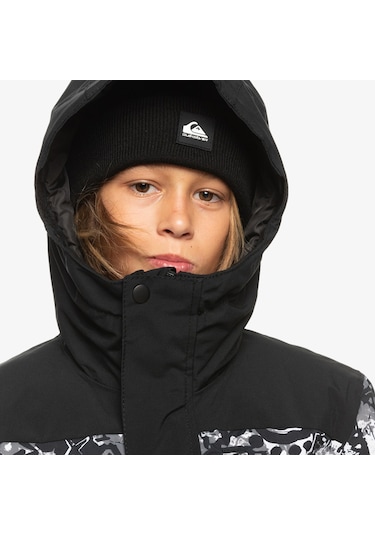 Quıksılver Mıssıon Prınted Block Çocuk Snowboard Montu Siyah