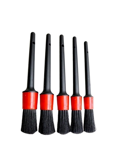 İsgstore Oto Torpido Havalandırma Detaylı Temizlik Araba Temizlik Detay Fırçası 5 + 1 Set 6 Lı Set