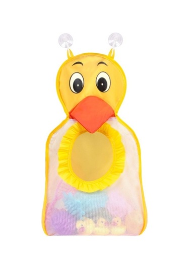 Sevi Bebe 114 Banyo Oyuncak Torbası Ördek Beyaz - Sarı