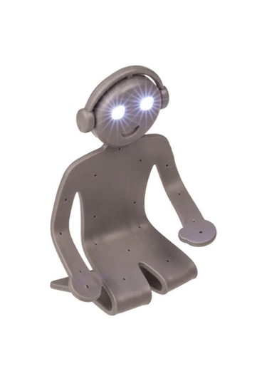 Men Body Readıng Lamp Led Okuma Lambası Gri Çok Renkli