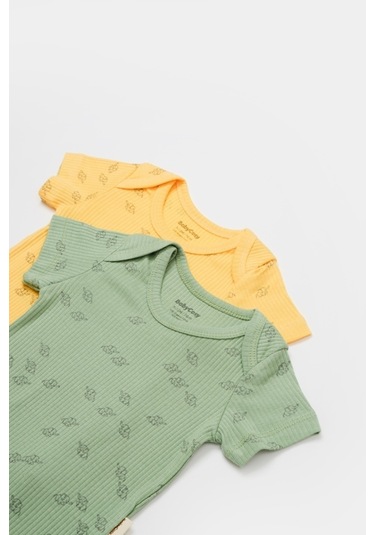 Organik Modal Fil Baskılı 2 Li Kısa Kollu Badi Csym11216 001