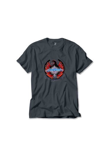 Dokken Lightning Strikes Again Füme Tişört Füme