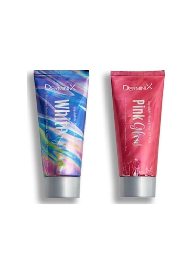 Derminix Glow White + Pink Etkili Soyulabilir Maske 2'li