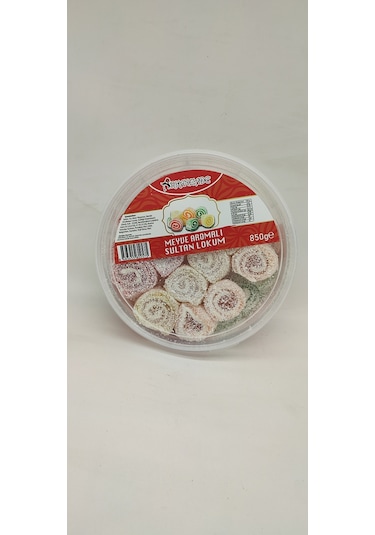 Arkanzade Şekerleme Meyve Aromalı Sultan Sarma Lokum 850 G