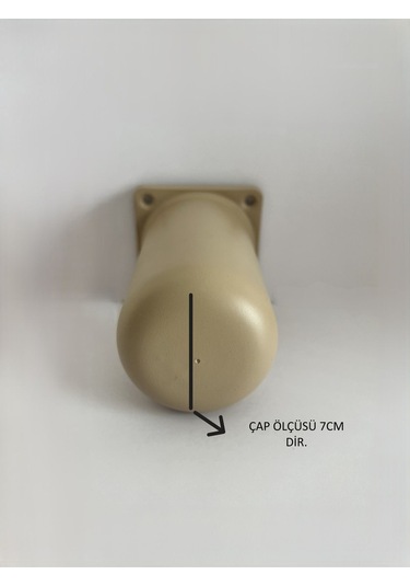 Homdep Kanepe Koltuk Tv Ünitesi Konsol Yükseltme Bohem Model Plastik Ayak 15 Cm Krem -4 Adet- Krem