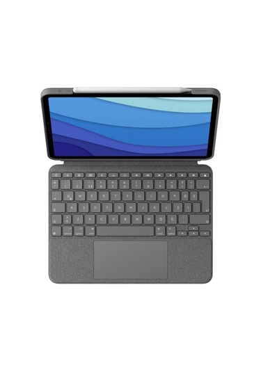 Logitech Combo Touch 11" iPad Uyumlu Pro 1. 2. 3. Nesil Klavyeli Kılıf