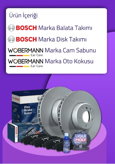 Wöbermann+bosch Renault Megane 4 Iv Ön Fren Diski Ve Ön Balata Seti