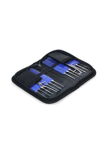 Yaozixa 17 Parçalı Kilit Açma Seti + 3 Şeffaf Antrenman Kilidi - Profesyonel Ve Başlangıç Seviyesi İçin Şeffaf