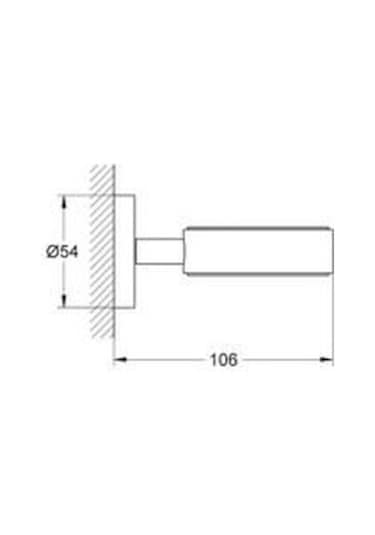 Grohe Essentials Sabunluk Ve Diş Fırçalık Tutacağı Banyo Aksesuar