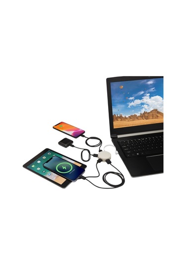 Bilinmeyen Kenzu Buğday Samanı Usb 2.0 Hub, Tek Boyut, Doğal