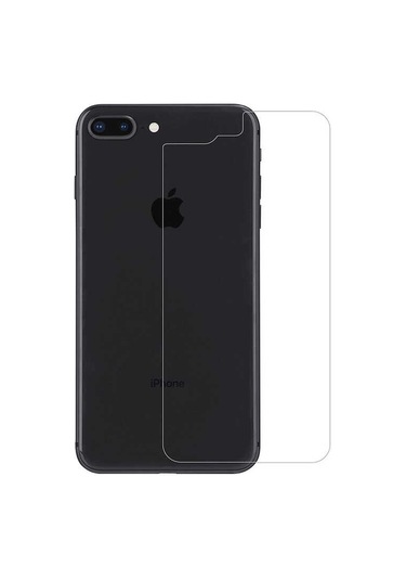 Apple Uyumlu iPhone 8 Plus Zore Back Maxi Glass Temperli Cam Arka Koruyucu