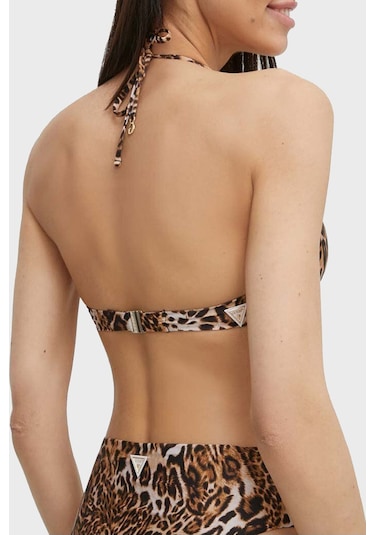 Guess Bayan Bikini Üstü E4gj23 Mc04r P122 Leopar