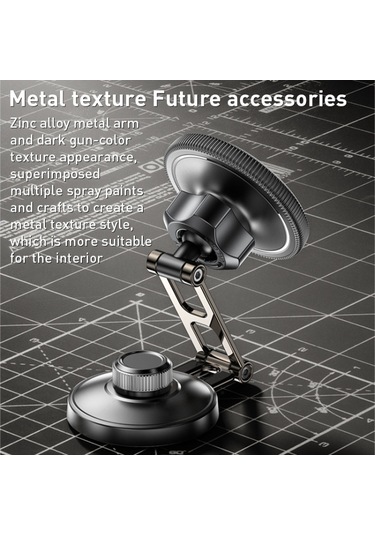 Yesido C199 Teleskopik Ayarlanabilir Araç Magsafe Manyetik Tutucu