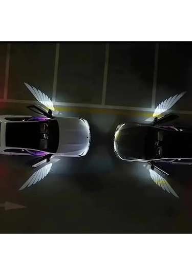 Araba Kapı Led Işık Araba Kapı Işığı Wings Melek Kanadı Led Tek Kapı Garantili