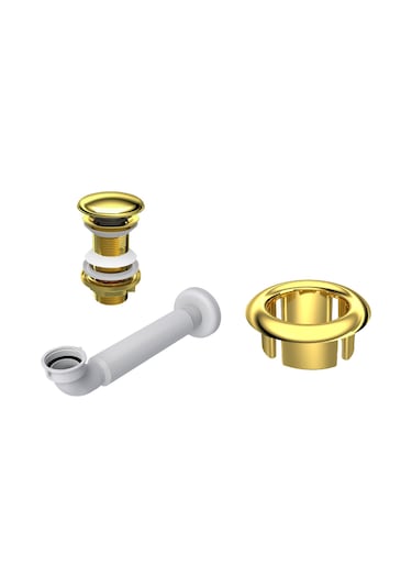 Fkn Seramik Başlıklı Altın Basmalı Sifon Ve Su Taşma Yüzüğü Altın