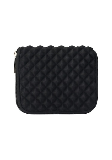 Elmas Dokulu Dizüstü Bilgisayar Tablet Çantası Siyah Siyah