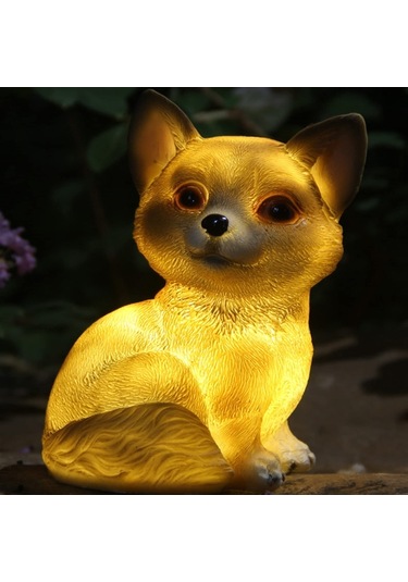 Güneş Enerjili Led Açık Dekor Bahçe Işık Lambası 8 Saate Kadar Son Otomatik Açık/kapalı Gece Işık Yolu Peyzaj Dekorasyonu Renk: Tavşan Renk