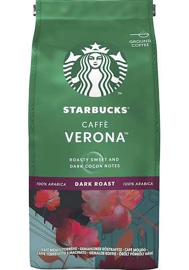 Starbucks Caffe Verona Dark Roast Öğütülmüş Filtre Kahve 200 G