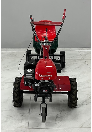 Omega 3+1 Vites 6.5 HP Benzinli Çapa Makinesi - Taşıma Selesi Set