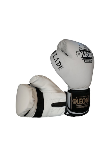 Kogam Leon Blade Training Boks, Kick Boks Ve Muay Thai Eldiveni Beyaz