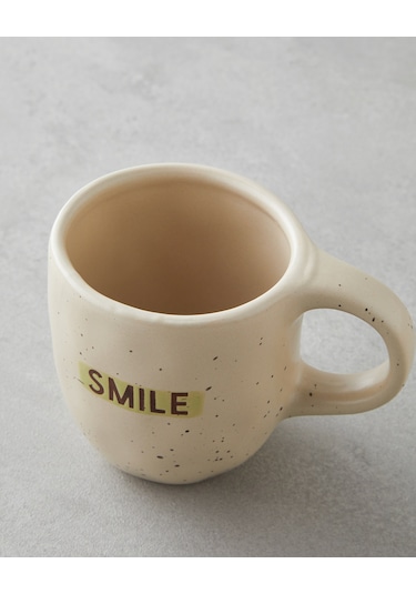 English Home Smile Stoneware Kupa 395 Ml Açık Yeşil Açık Yeşil