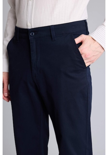 Defacto Düz Paça Pantolon D7349ax26spnv82 Lacivert-nv82