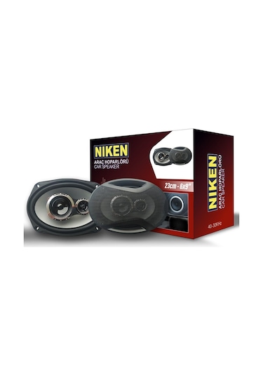 Niken Araç Hoparlörü Kolon Oval 23 Cm 6,9inc 2adet Niken