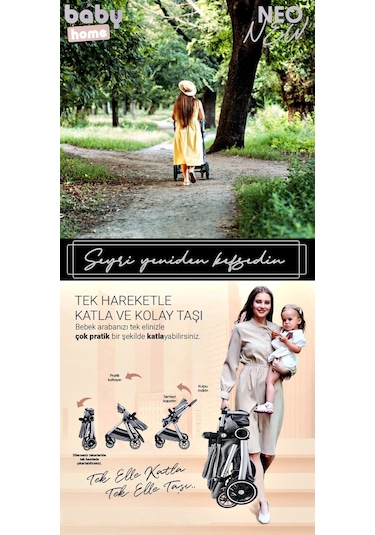 Baby Home 9 In 1 Full Takım 990 Travel Sistem Bebek Arabası 560 Oyun Parkı Yatak Beşik 330 Ev Tipi Ana Kucağı