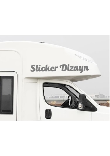 Kişiye Özel Yazı - 2 Adet Isim Soyisim Yazı - Araba - Oto - Araç -motosiklet - Karavan Sticker Etiket 00096 30 Cm