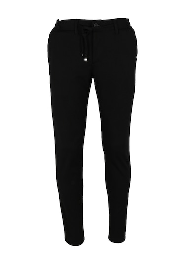 Erkek Jogger Pantolon Bel Bağcıklı Dar Kesim Rar01351 Siyah