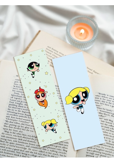 Powerpuff Girls 10 Adet Kitap Ayraç Seti Pytkayrac155