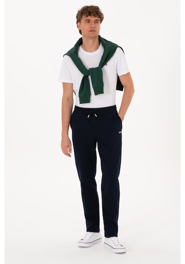 U.S. Polo Assn. Erkek Lacivert Şardonlu Eşofman Altı 50313761-VR033 U.S. Polo Assn. Erkek Lacivert Şardonlu Eşofman Altı 50313761-VR033