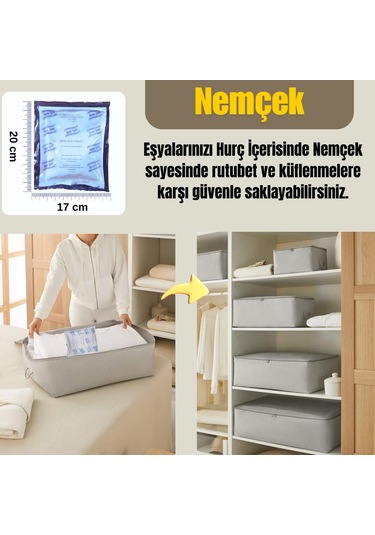 Nemçek Nem Alıcı Tutucu Rutubet Giderici Önleyici Korozyon Önleyici Koku Giderici 250 GR X (5 Paket)