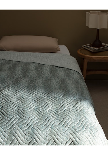 Madame Coco Agate Çift Kişilik Yatak Örtüsü Yo0000000069 Yeşil