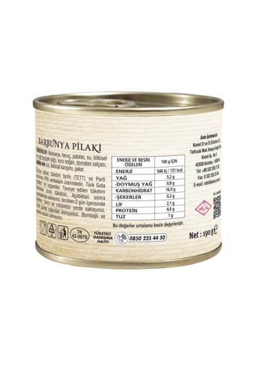 Barbunya Pilaki 190g - Hazır Yemek