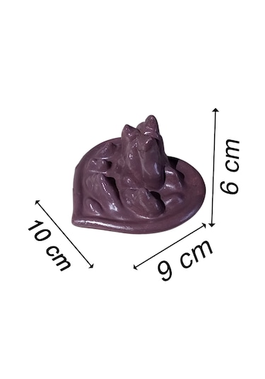 Kalp Şeklinde Himalaya Dağ Tasarımlı Geri Akış Şelale Tütsülük Ka